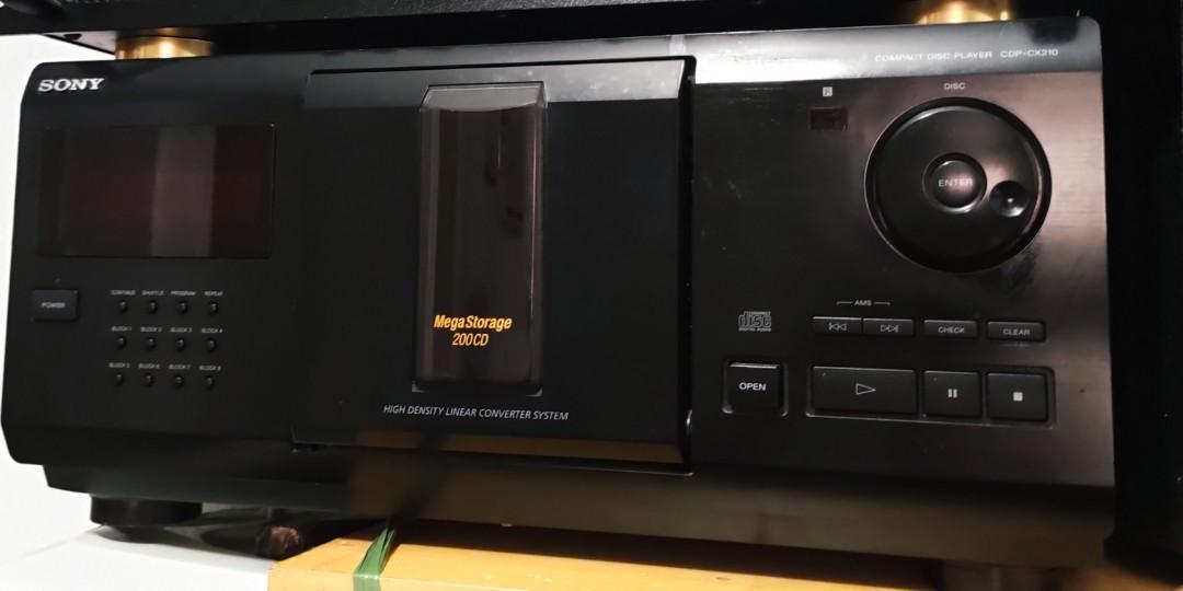 Sony Mega CD Player (200cds) vintage and limited edition, Audio ...