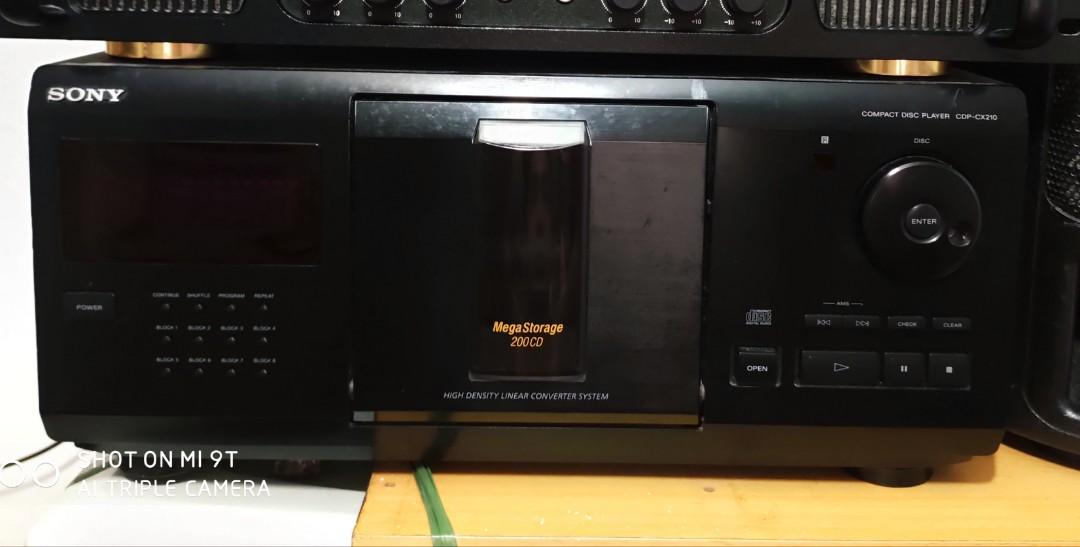 Sony Mega CD Player (200cds) vintage and limited edition, Audio ...