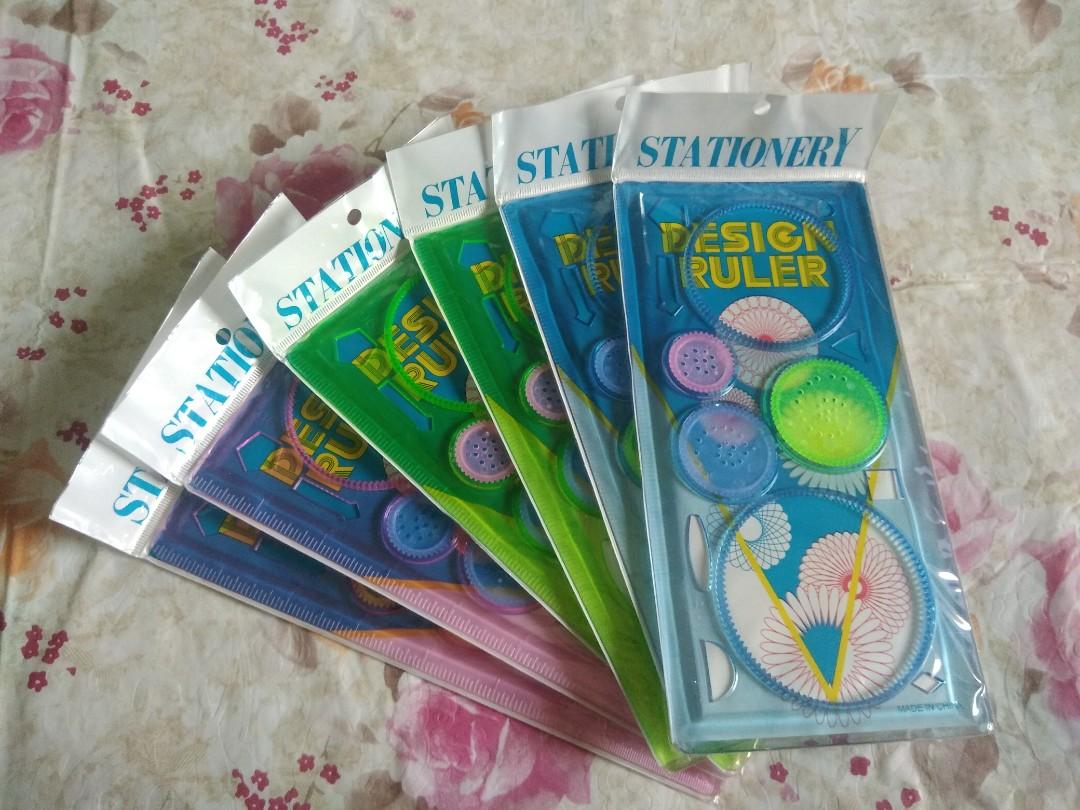 Spirograph ruler (Category: Other Stationery & Craft) located in Singapore. Submitted by blossom6 (Listing ID 261409821, Image 3). Description: Min 4 pieces If u want single piece 1 for $1.20 4pieces for $5 with standard mailing. only 14 pieces left!! Feel free to contact me..