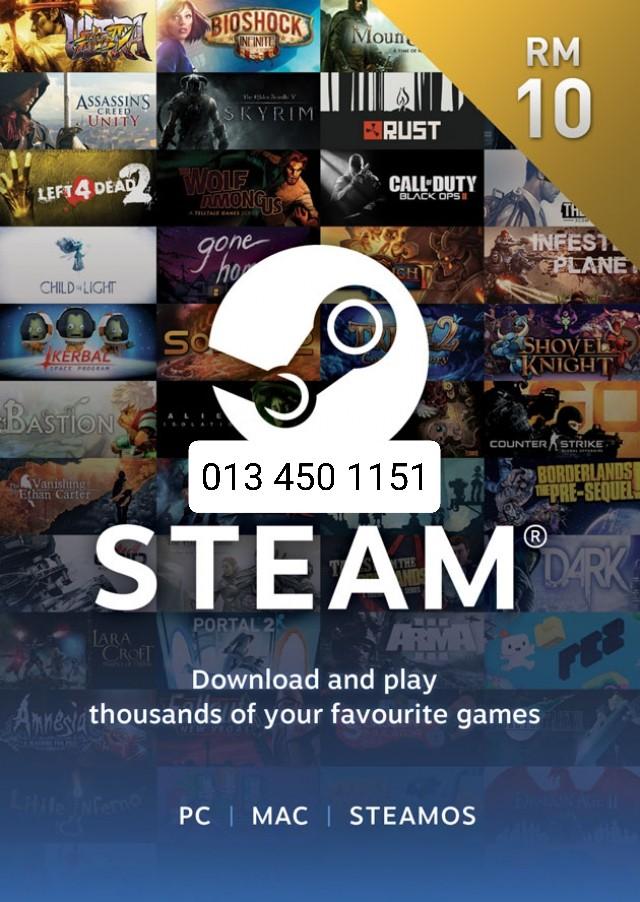 Steam Wallet Rm 10 Malaysia Tickets Vouchers Gift Cards Vouchers On Carousell