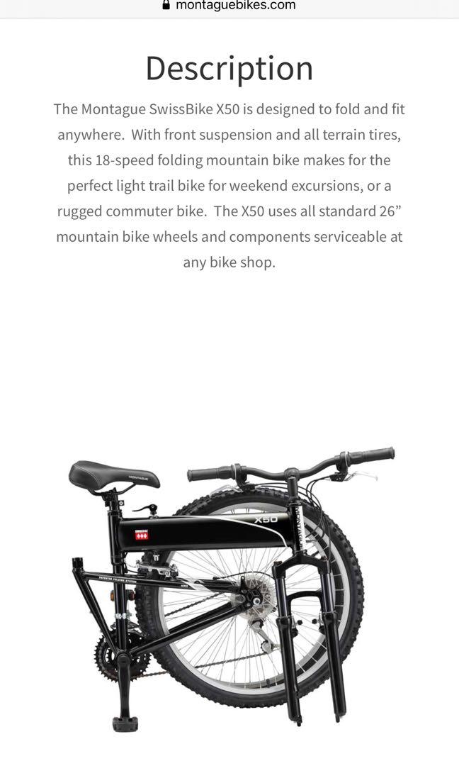 Swissbike x50 hotsell