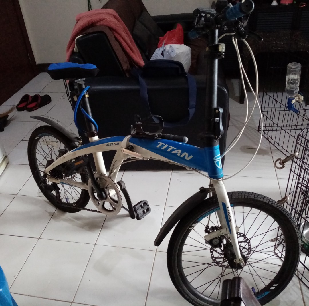 titan folding bike