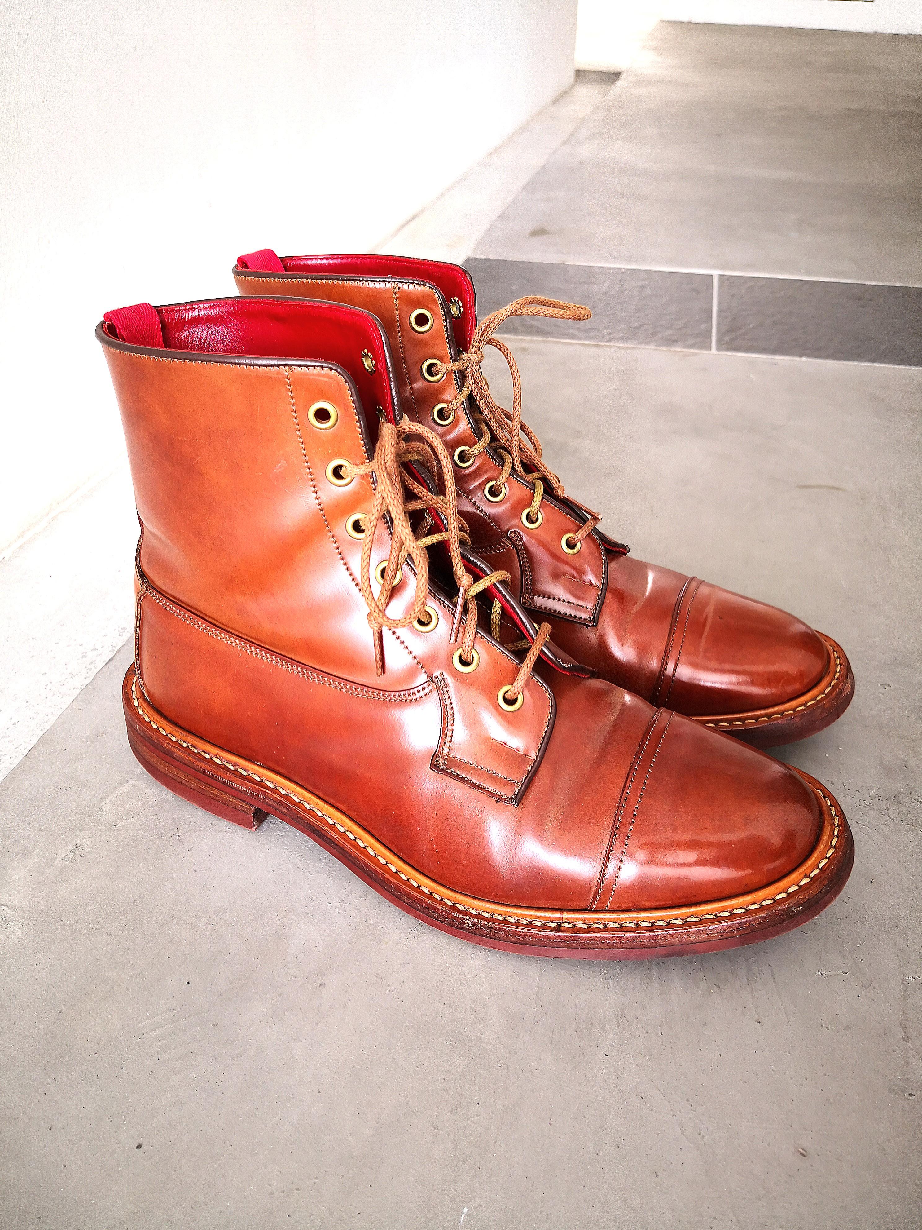 Trickers cordovan boots 2025