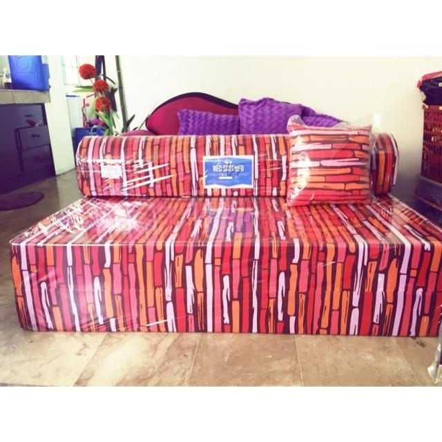 Uratex Sofa Bed Home Furniture Furniture Fixtures Beds Mattresses On Carousell