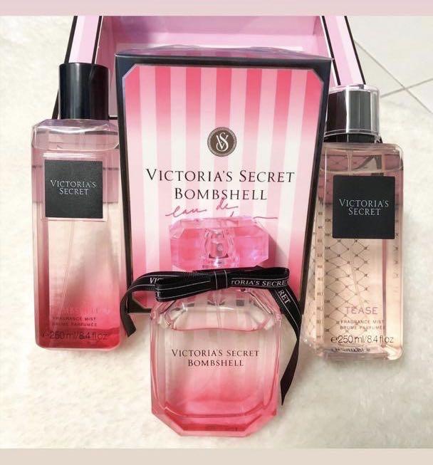 Victoria Secret Bombshell Perfume And Body Mist Tease Body Mist Health Beauty Perfumes Deodorants On Carousell