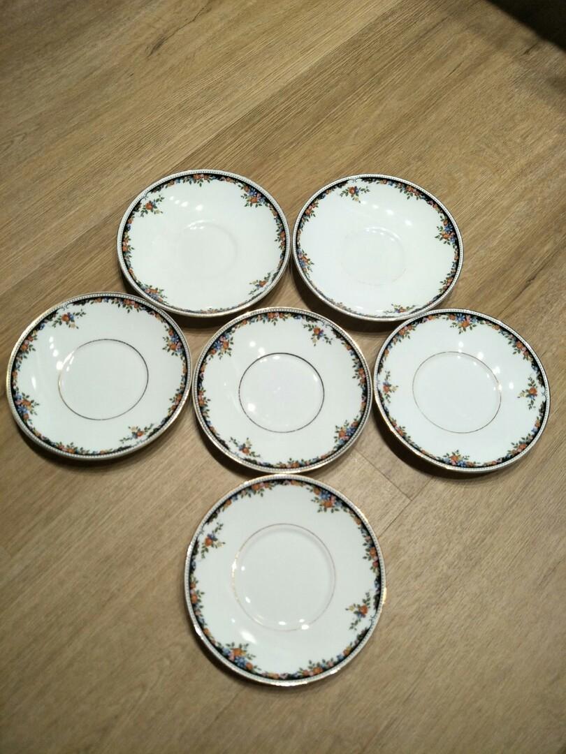 Wedgwood Osborne Teapot 1983 Gold Flowers Dots Creamer, NO Chips Or