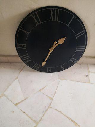 Black Wall Clock