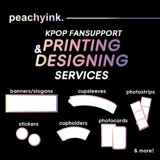 KPOP FANSUPPORT PRINTING & DESIGNING SERVICES