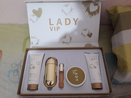 VIP Lady Perfume Set - Body Lotion, Powder