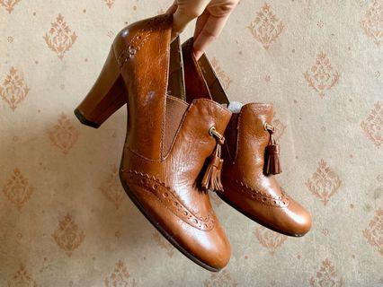 Aerosoles Bank Role Oxford Tailored Heel (Genuine Leather)