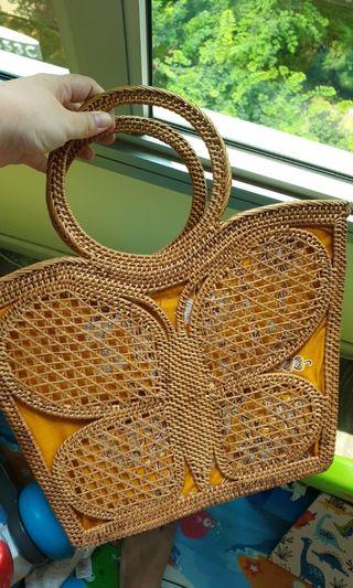 NEW STOCK! Rattan handbag