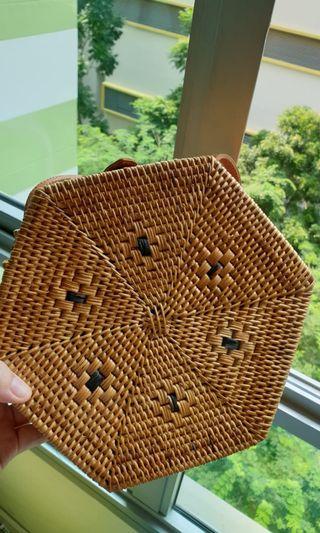 NEW STOCK! Rattan sling Bag
