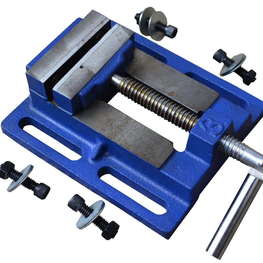 3inches Drill Press Vise with Free Mounting Bolt Nut & Washer for