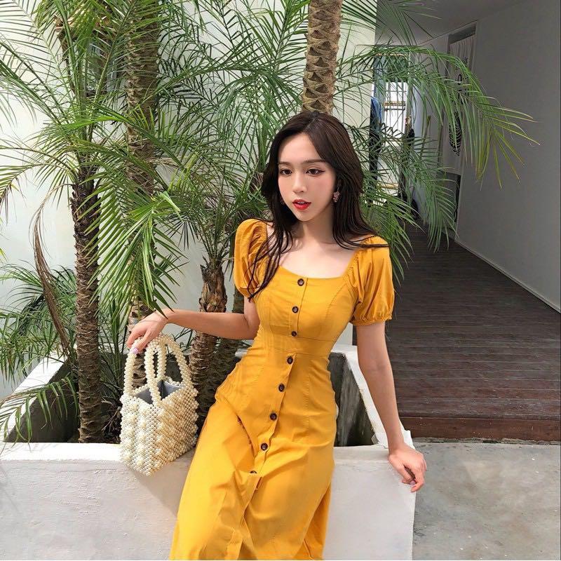 Button up dress vintage clearance