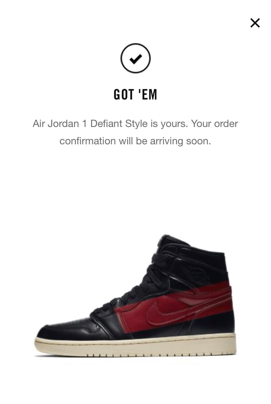 jordan 1 defiant black red