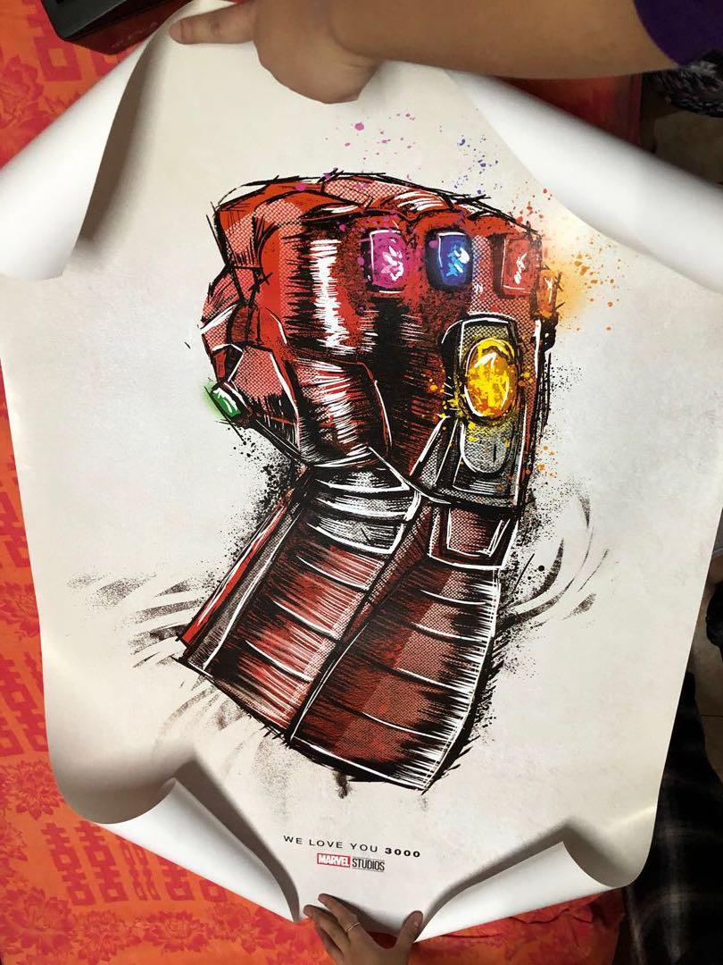 Avengers Endgame Rerelease Exclusive Poster Everything Else Others On Carousell