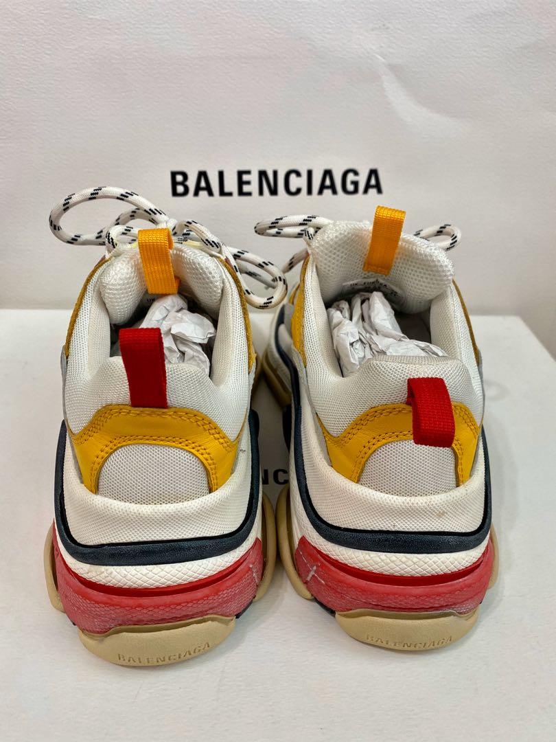 Triple s yellow best sale pink