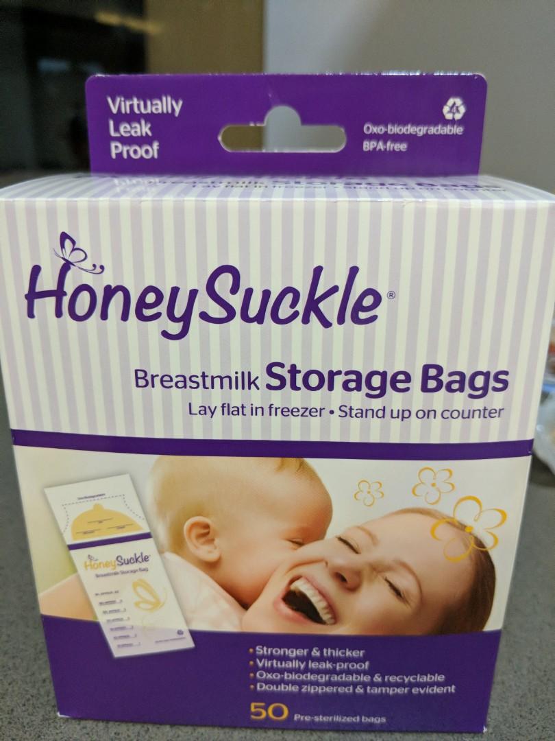 BN HoneySuckle Breast milk Storage Bags, Babies & Kids, Nursing & Feeding  on Carousell