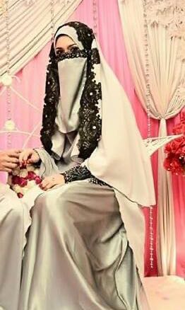 Bridal Veil Set With Niqab Colors To Match Your Wedding Dress Available Women S Fashion Muslimah Fashion On Carousell