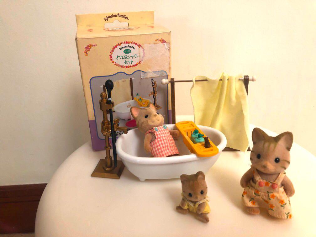 Sylvanian families bathroom set on sale