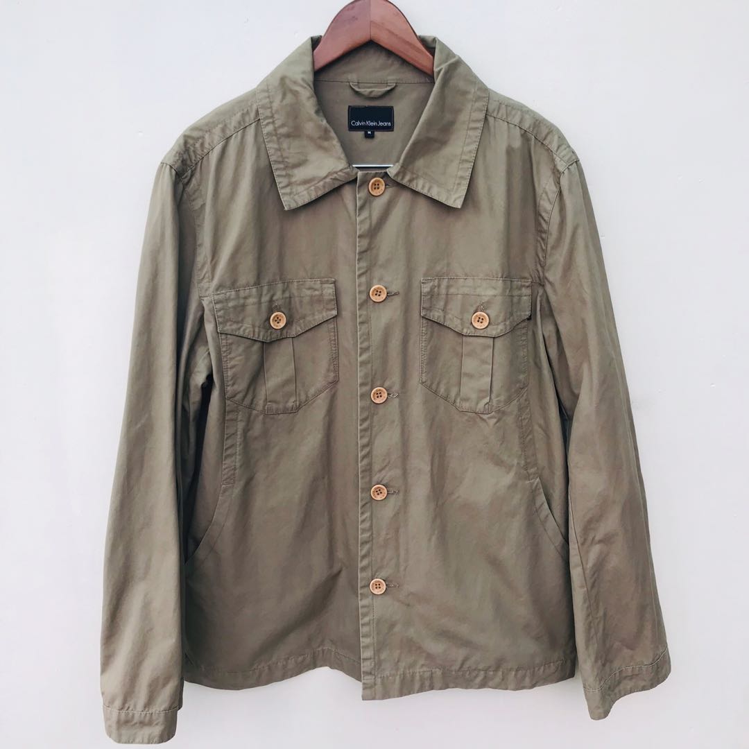 Calvin klein army jacket, Men's Fashion, Coats, Jackets and Outerwear