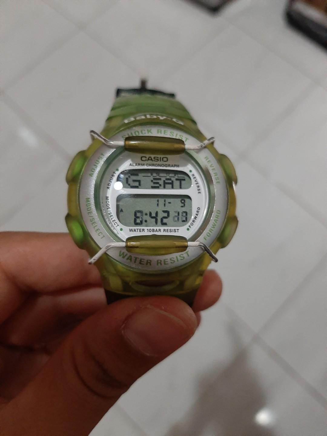 Baby g sale hijau