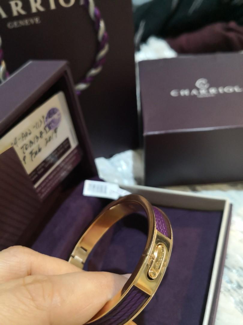 Charriol forever plum bangle 2025
