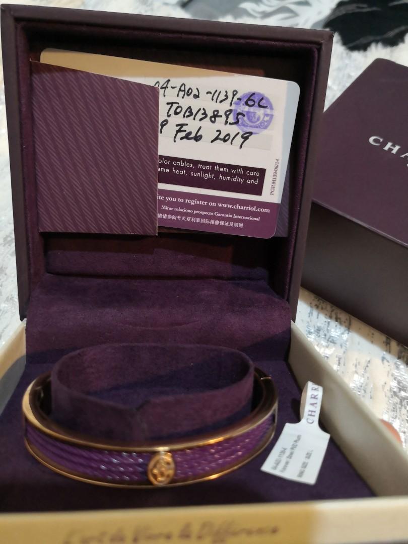Charriol forever clearance plum bangle