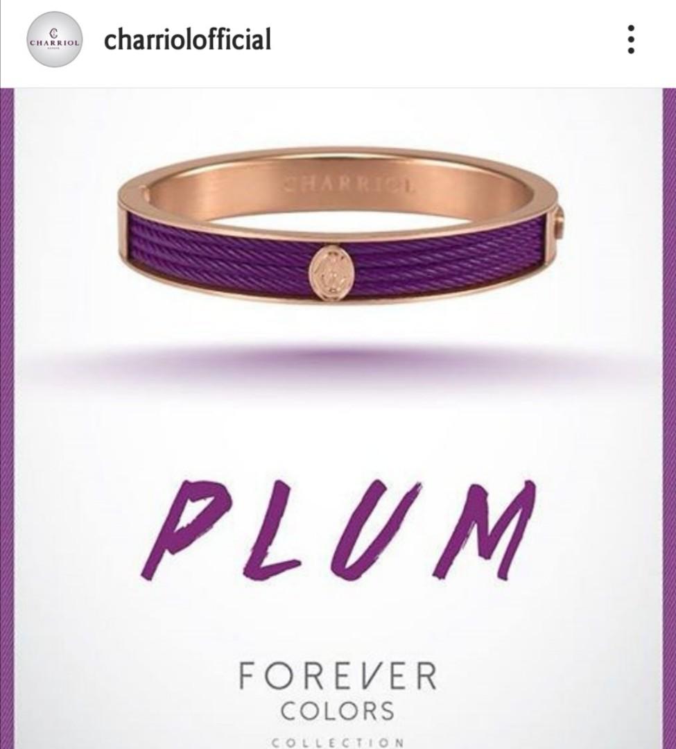 Charriol forever plum bangle hotsell