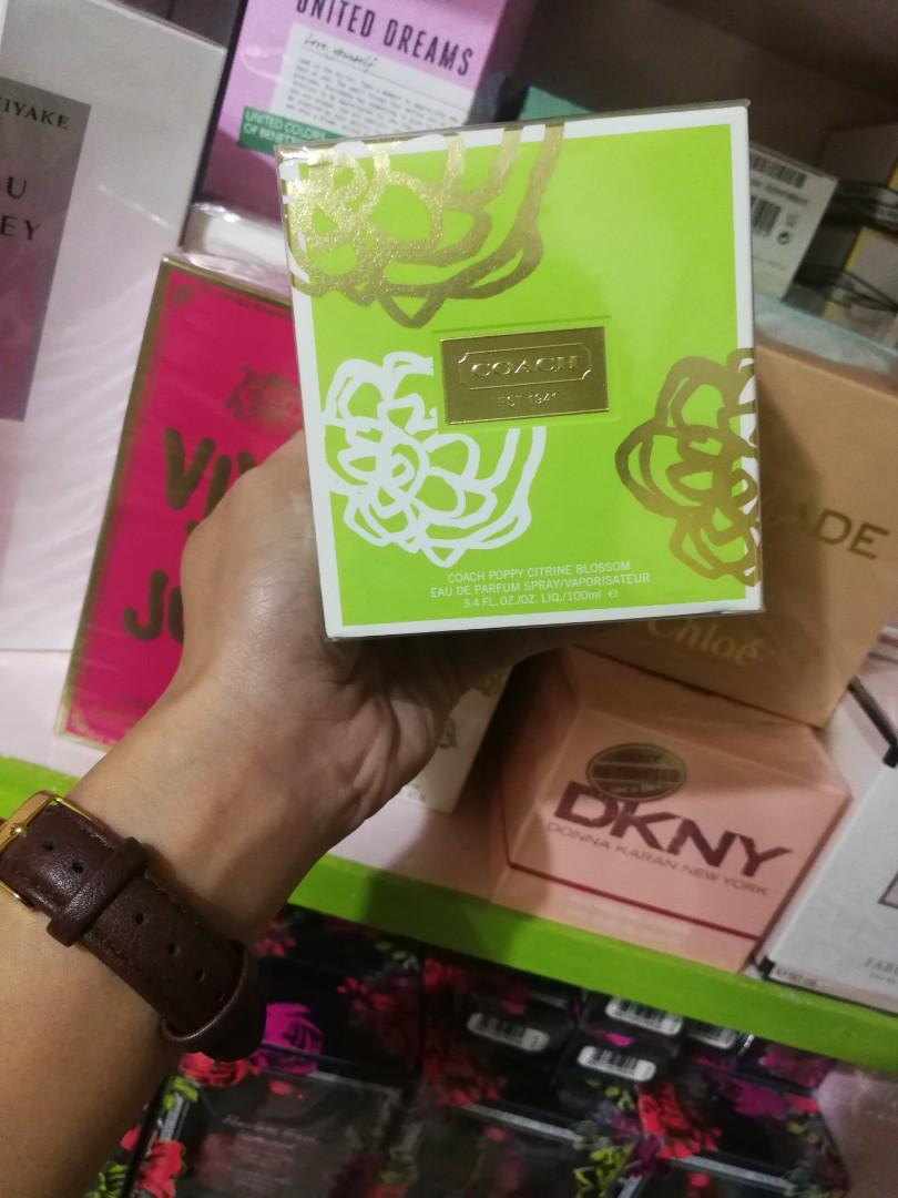 Coach Poppy Citrine Blossom Eau De Parfum Spray 100ml, Beauty u0026 Personal  Care, Fragrance u0026 Deodorants on Carousell