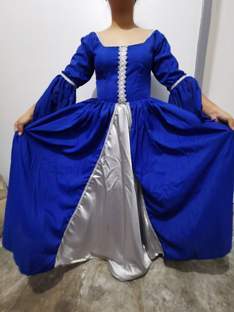 Costume gown (Category: Evening dresses & gowns) located in Bacoor. Submitted by thethirdbasementph (Listing ID 261530463, Image 2). Description: Costume for plays, theater etc Fits Medium Models size: Bust 34 Waistline 28.
