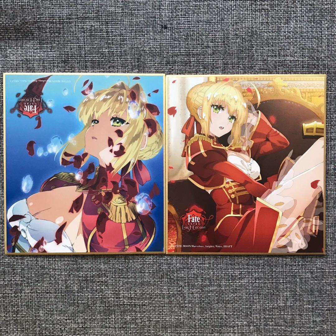 Fate Extra Last Encore色紙 玩具 遊戲類 玩具 Carousell