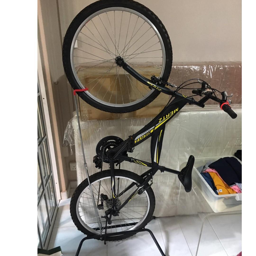 Garage Sale Mountain Bike with Stand Sports Equipment Bicycles Parts Bicycles on Carousell