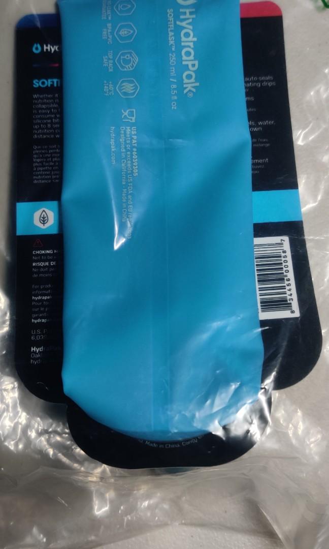 Hydrapak Soft Flask 250ml (Category: Other Sports Equipment and Supplies) located in Quezon City. Submitted by belowzero0917 (Listing ID 261680752, Image 3). Description: Whether it’s trails, rivers or slopes, nutrition is just a bite away. The collapsible, lightweight SoftFlask 250 is easy to fill and even easier to consume with our patented soft silicone bite valve. It can be integrated into a variety of packs, vests, belts, even PFDs. Go the d