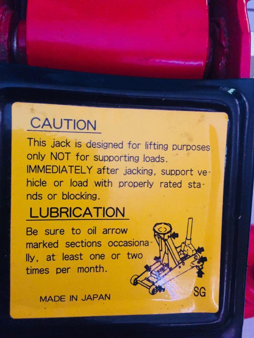 Hydraulic Jack Lift, Car Parts & Accessories, Other Automotive Parts