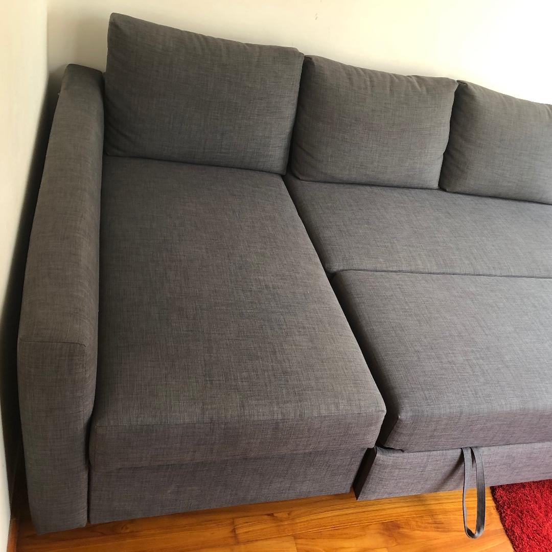 Ikea Friheten Corner Sofa Bed Rarely used, Furniture & Home Living