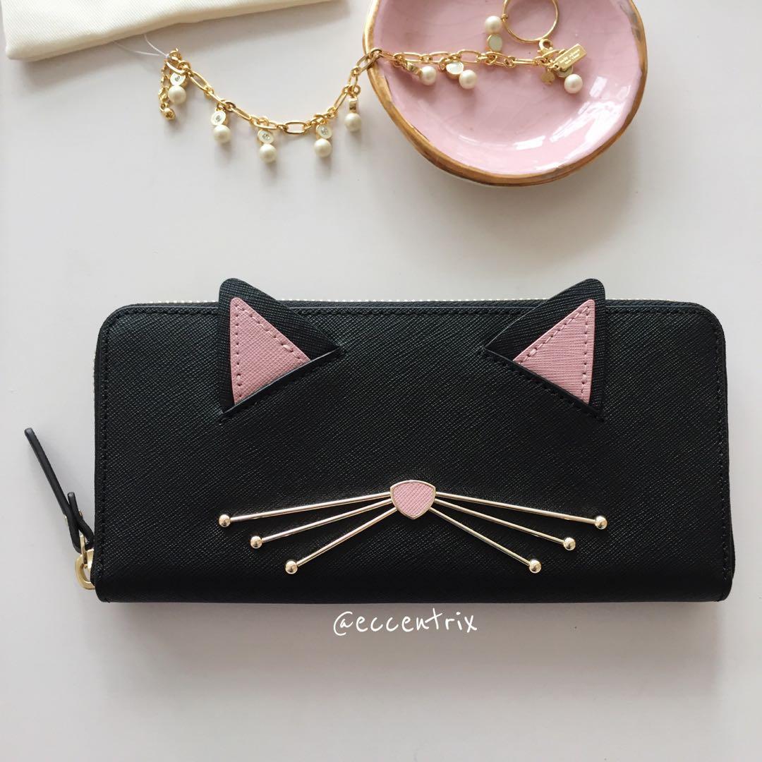 kate spade cat's meow wallet