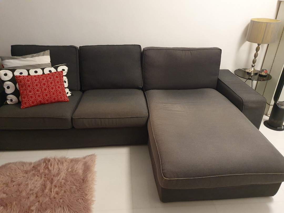 IKEA Kivik 3 Seater L Shaped Sofa, Furniture & Home Living, Furniture