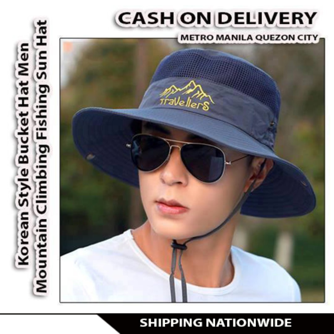 Korean Style Bucket Hat Men Men S Fashion Clothes Outerwear On Carousell
