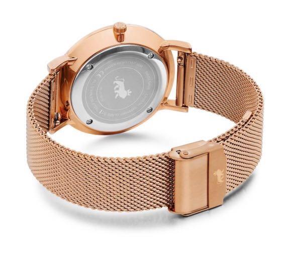 全新‼️Larsson Jennings LUGANO 玫瑰金40mm, 名牌精品, 精品手錶在