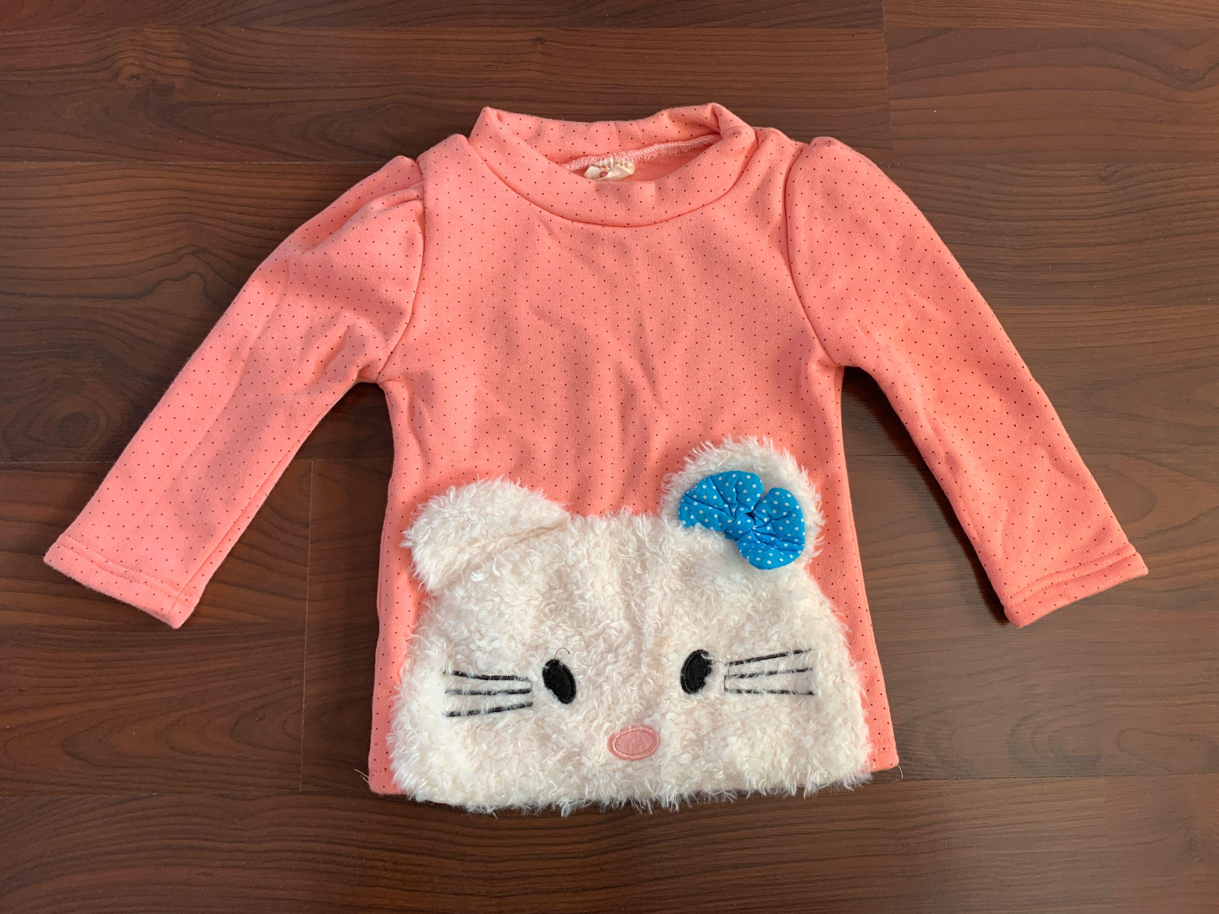 Little Girl Pink Sweater
