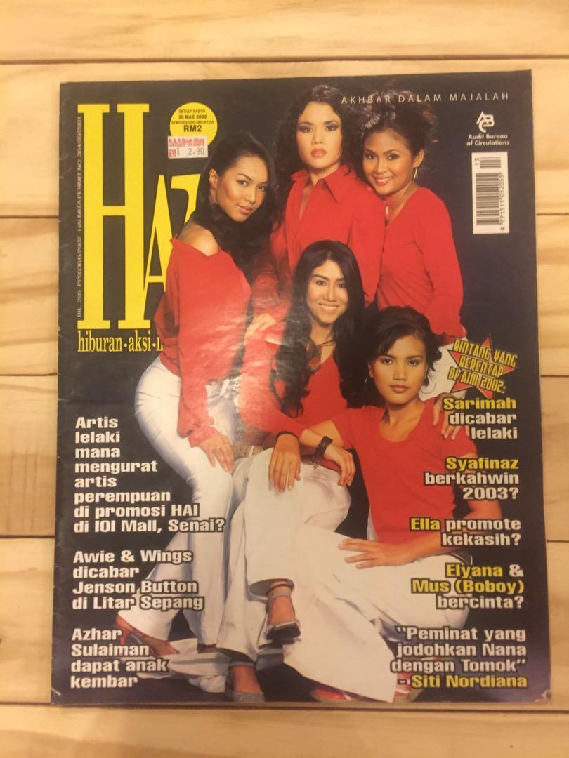 Majalah Hai Ella Syafinaz Sarimah Elyana Siti Nordiana Books Stationery Magazines Others On Carousell