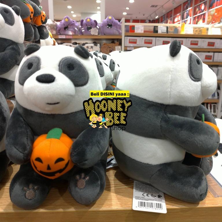 Miniso Boneka We Bare Bears Halloween Small Ice Bear Grizzly