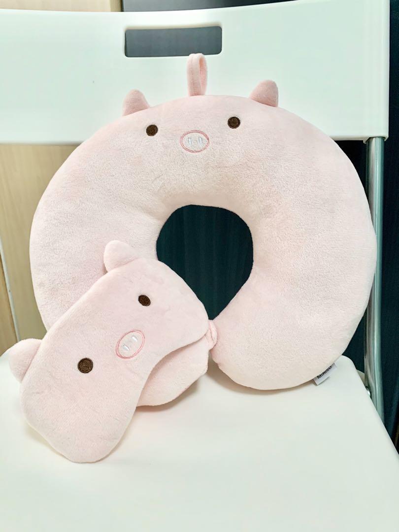 miniso pig pillow
