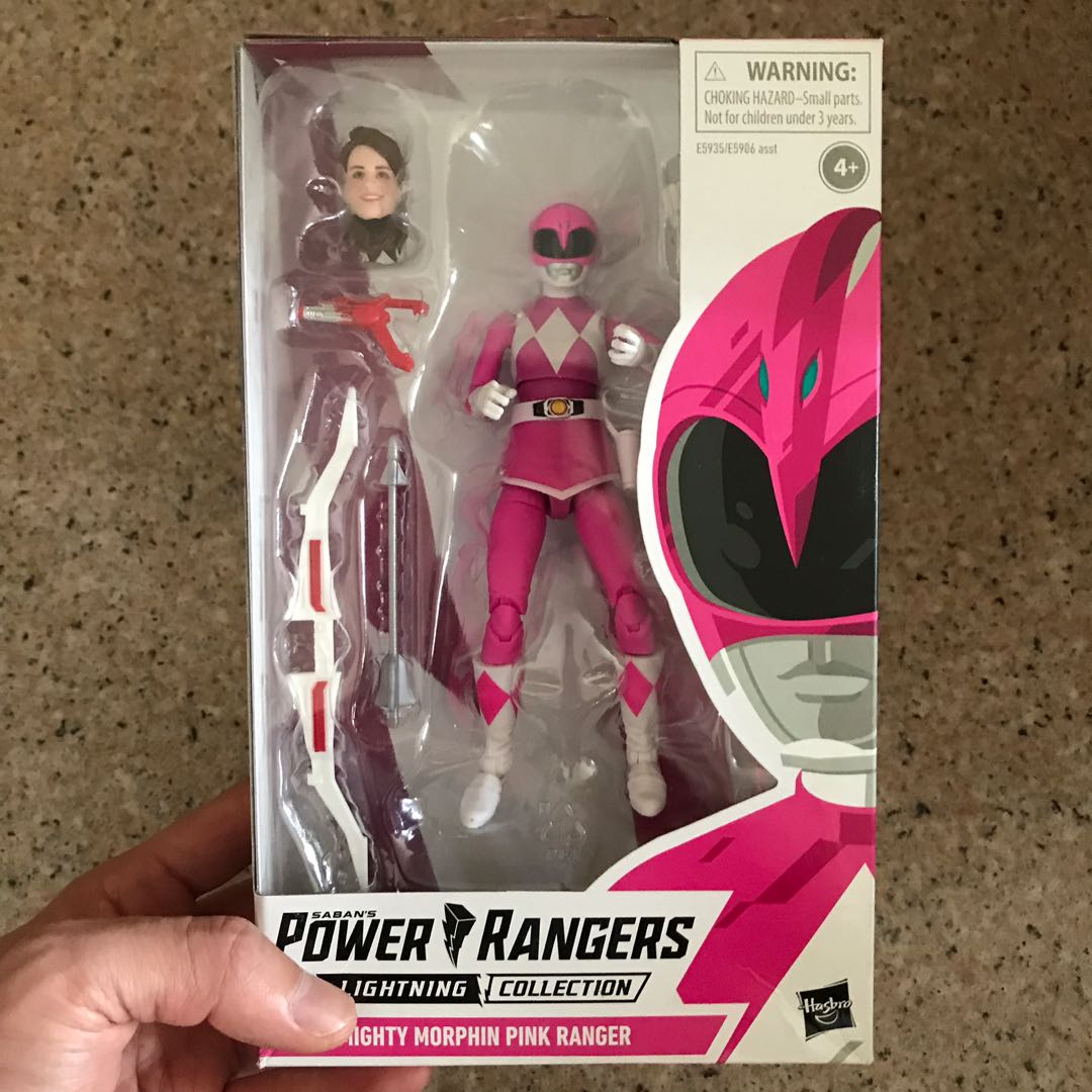 power rangers lightning collection mighty morphin pink ranger figure
