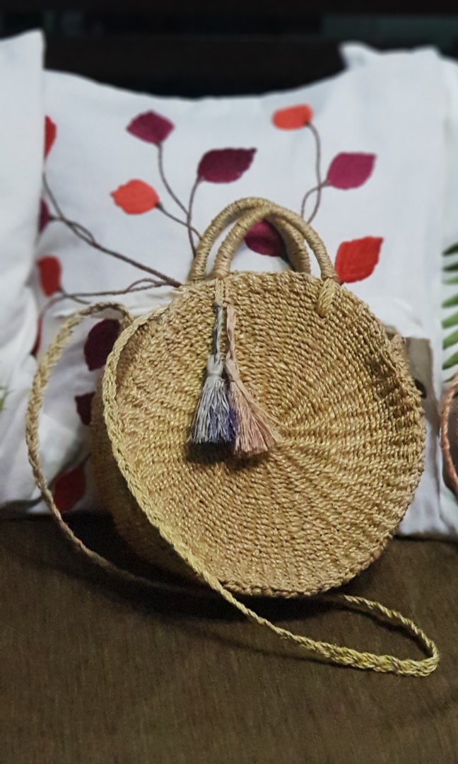 Round native sling bag cheap