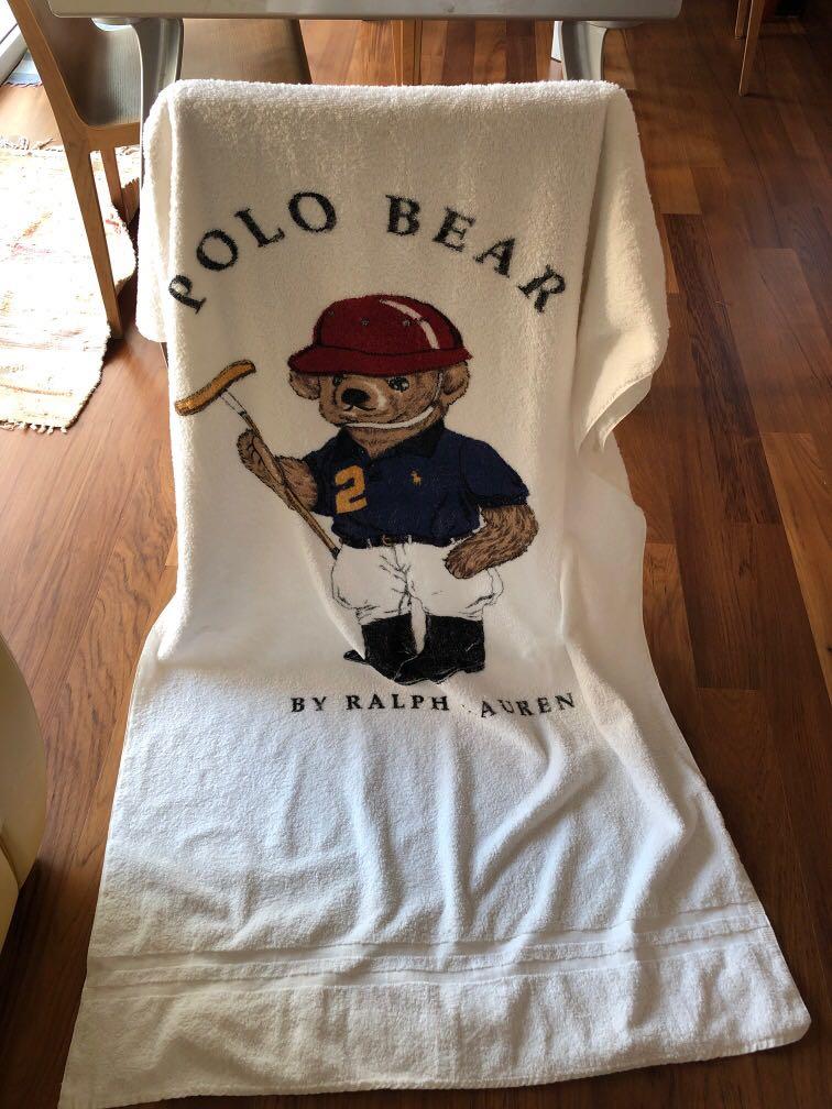 Polo bear ralph lauren towel