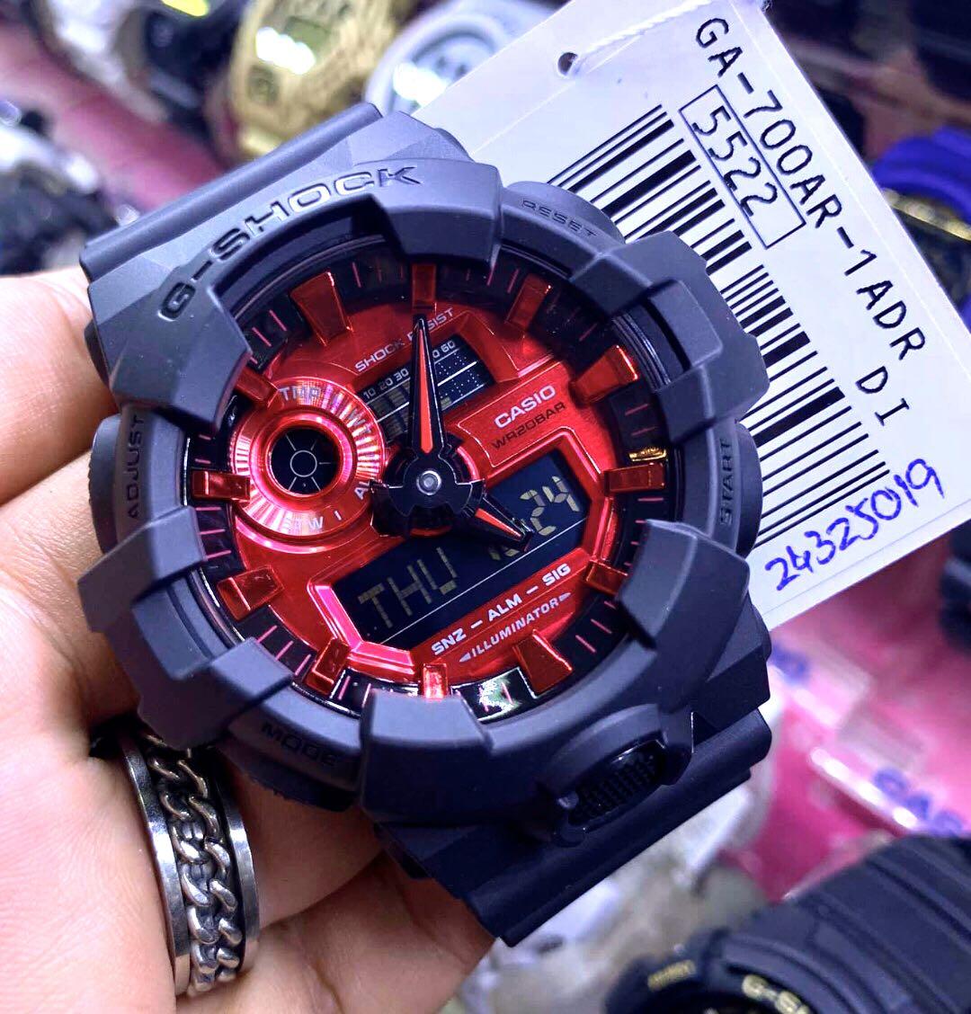 New Gshock Unisex Diver Sports Watch 100 Original Authentic Casio G Shock Ga 700ar 1adr Ga 700 Ar 1adr Ga 700ar 1a Luxury Watches On Carousell
