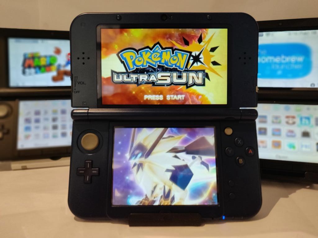 Nintendo 3ds Modded Pokemon Ultra Moon Sun 800 Games Charger Case NDS Emulator 100 Original Ready Stock