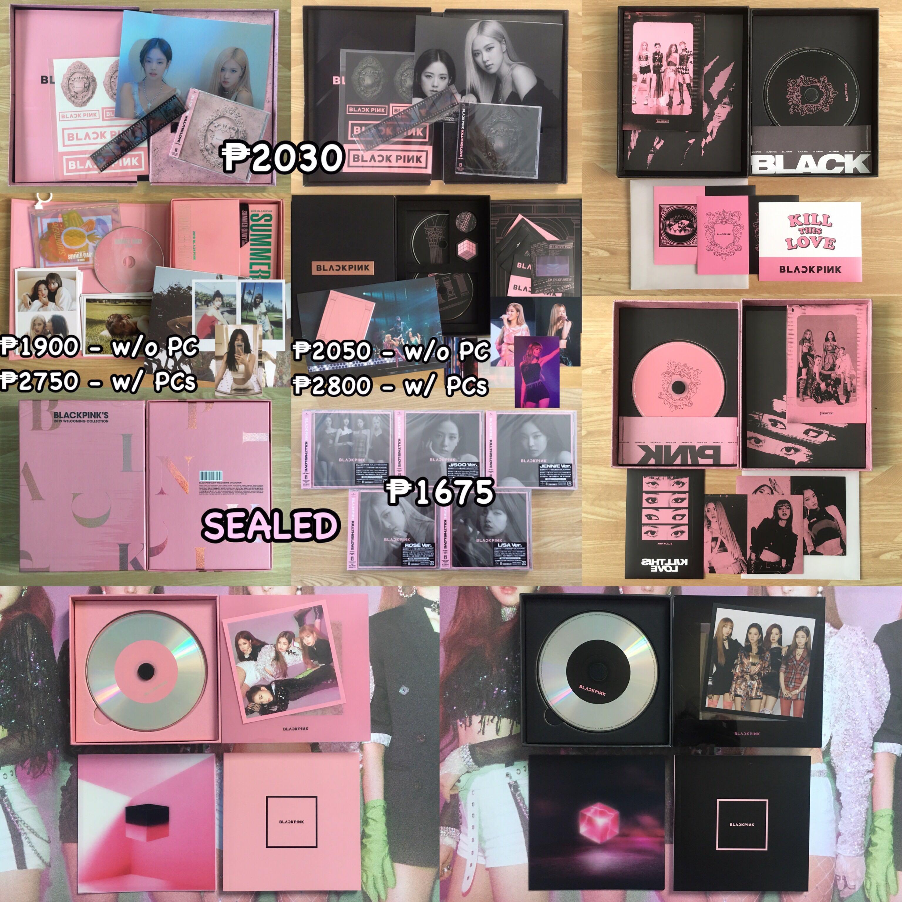 ONHAND BLACKPINK KILL THIS LOVE JAPAN JP ALBUM PHOTOBOOK WELCOMING  COLLECTION SEOUL IN YOUR AREA TOUR